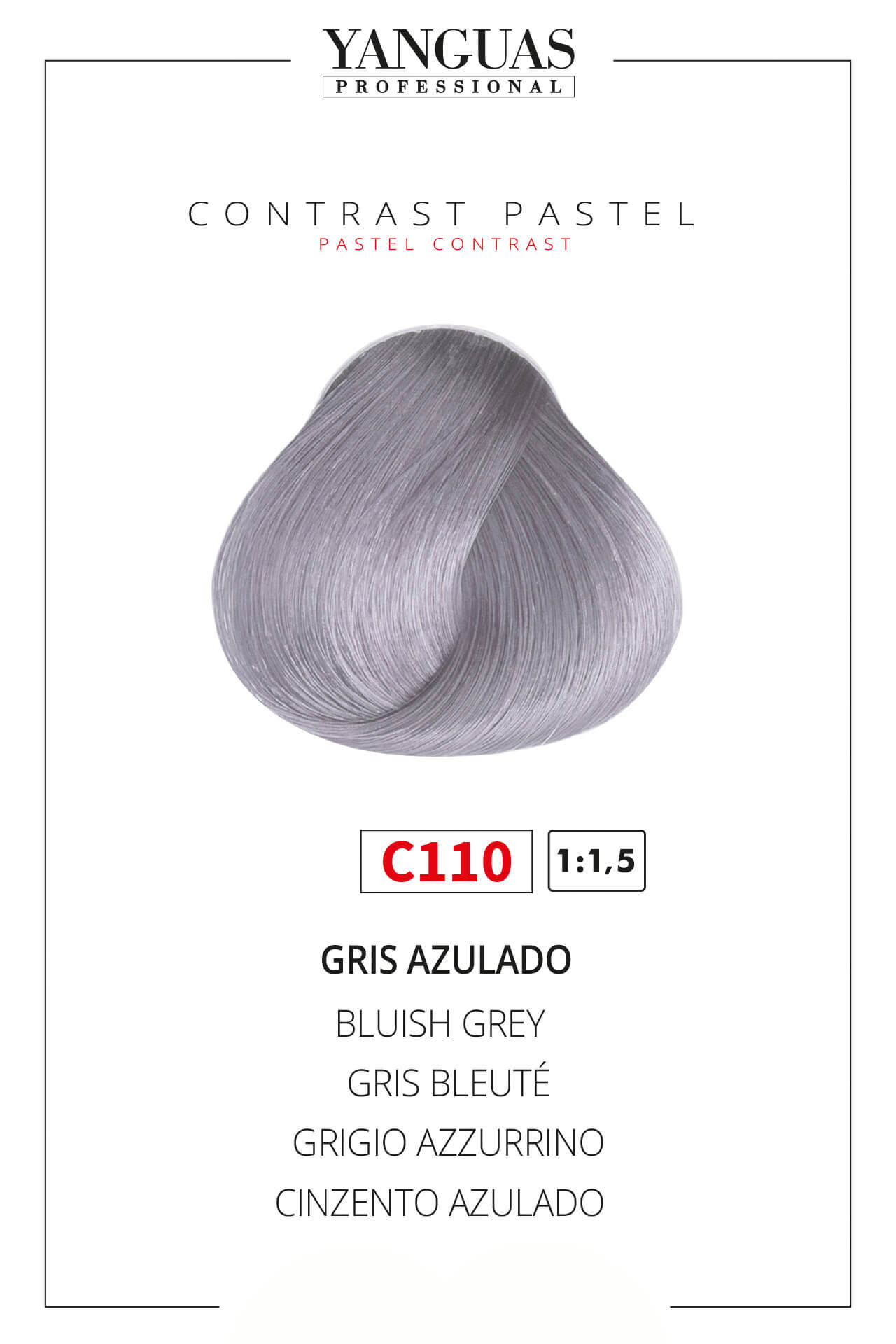 Tinte Gris Azulado C110 Attraxtion – 100ml