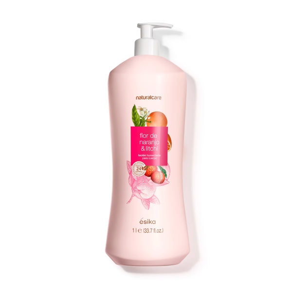 Ésika -Naturale Care Loción Humectante Corporal Flor De Naranjo Y Litichi1000 Ml